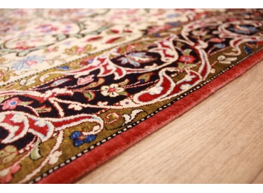 Persian carpet Qum pure Silk 156x102 cm Beige