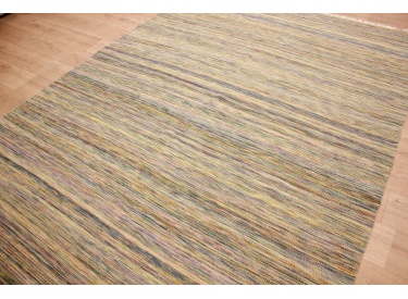 Orientteppich Kelim Wollteppich 300x200 cm Multicolor