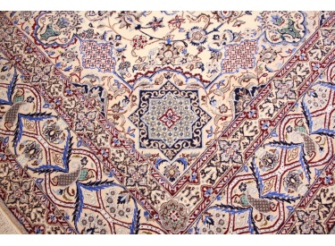 Fine Persian carpet "Nain" 6la with  silk 303x200 cm