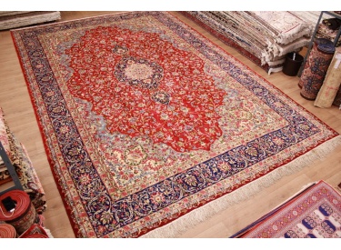 Perser Teppich "Kerman" Wollteppich 511x345 cm Rot