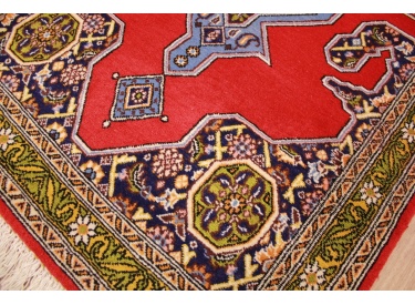 Persian carpet Ghom virgin wool 132x75 cm