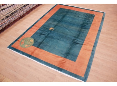 Orientteppich "China"Wollteppich 355x250 cm Grün