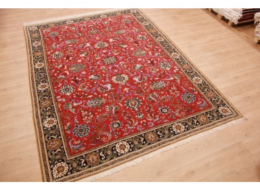 Persian carpet "Ghom"  virgin wool 340x251 cm Red