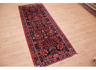 Old Persian carpet Lilian 305x115 cm dark blue