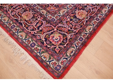 Persian carpet "Kashan" pure wool 452x306 cm Red