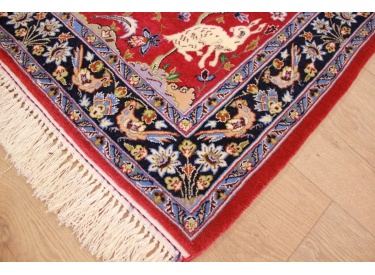 Perser Teppich "Isfahan" mit Seide 108x73 cm