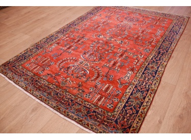 Antik Persian carpet "Sarough" Wool 192x130 cm Red
