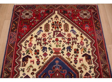 Persian carpet "Ghashghai" virgin wool 158x101 cm