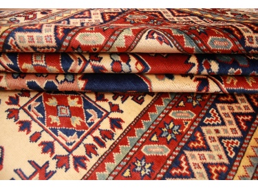 Orient Teppich "Kazak" reine Wolle 180x122 cm Beige