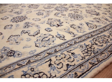 Persian carpet Nain 9la Runner with Silk 315x90 cm
