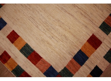 Persian carpet "Gabbeh Loribaf" pure Wool 194x84 cm