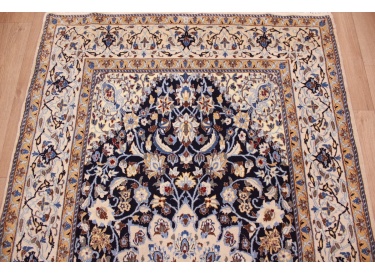 Persian carpet "Nain" 9la with natural silk 210x128 cm