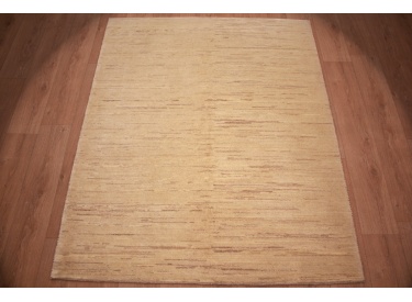Nomadic Persian carpet Gabbeh wool 184x150 cm Beige