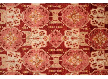Nomadic persian wool carpet Kashkouli 198x142 cm Red