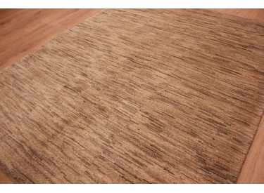 Nomadic Persian carpet Gabbeh wool 194x155 cm Beige/Brown