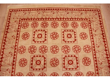 Nomadic persian wool carpet Kashkouli 231x167 cm Beige
