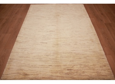 Nomadic Persian carpet Gabbeh wool 245x170 cm Beige