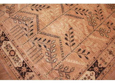 Nomadic persian wool carpet Kashkouli 208x150 cm Brown