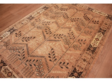 Nomadic persian wool carpet Kashkouli 208x150 cm Brown