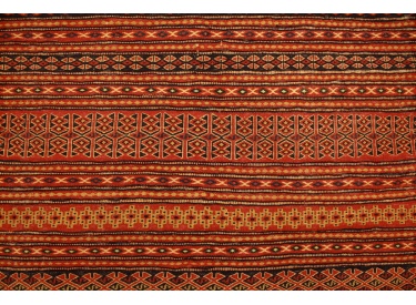 Persian Nomadic carpet Kelim pure wool 167x94 cm striped