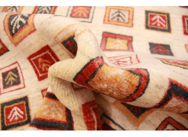 Nomadic persian carpet Loribaft Beige 145x98 cm
