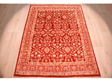 Nomadic persian wool carpet Kashkouli 172x126 cm Red