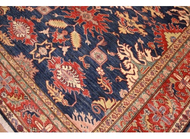 "Kazak" Teppich Orientteppich 222x191 cm Blau