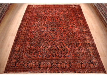Antique Persian carpet Sarough 370x284 cm Red