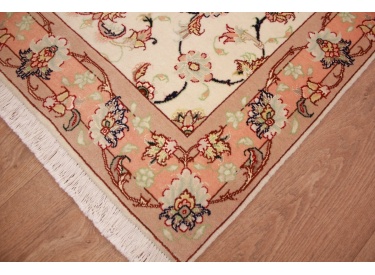Persian carpet "Taabriz" Runner with Silk 196x77 cm