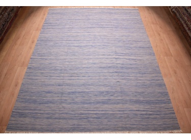 Oriental Kilim Wool 350x250 cm Blue striped