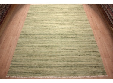 Oriental Kilim Wool 350x250 cm Green striped
