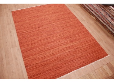 Oriental Kilim Wool 350x250 cm Orange striped