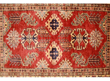 Orient Teppich "Kazak" reine Wolle 148x104 cm Rot