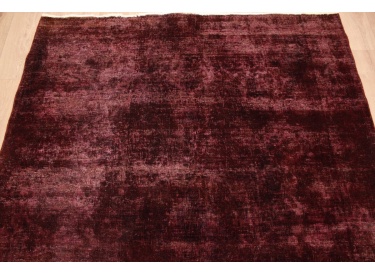 Vintage Teppich moderner Orientteppich 289x202 cm Lila
