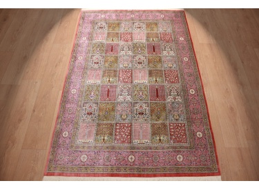 Persian carpet "Ghom" pure Silk 204x130 cm