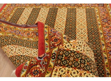 Persian carpet "Bijar" with Silk 217x145 cm oriental rug