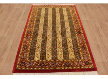 Persian carpet "Bijar" with Silk 217x145 cm oriental rug