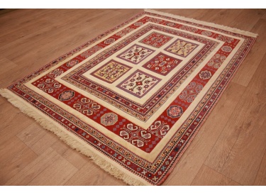 Modern persian carpet Nimbaf 153x112 cm pure wool Beige