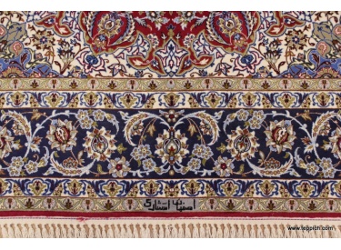 Persian carpet "Isfahan" with Silk 238x150 cm