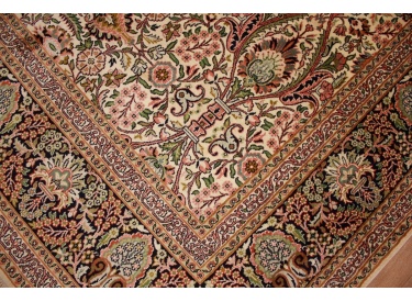 Oriental carpet Kashmir natural silk 316x211 cm Beige