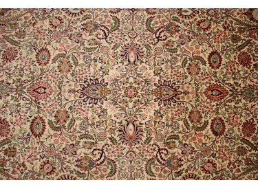 Seidenteppich Kaschmir Orientteppich aus Seide 316x211 cm Beige