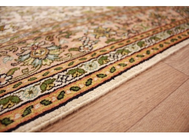 Persian carpet "Kashmir"pure silk 183x125 cm Beige