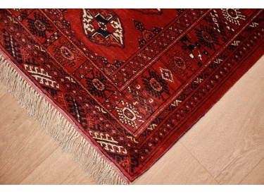 Orientteppich Bukhara Seidenteppich 154x118 cm Rot