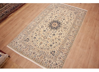 Fine Persian carpet Nain 6la with silk 340x200 cm Special size