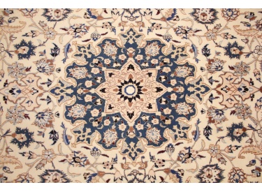 Fine Persian carpet Nain 6la with silk 340x200 cm Special size