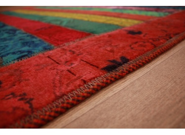 PATCHWORK Orient Teppich Designer 242x168 cm  VINTAGE