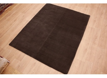 Oriental carpet "Gabbeh" pure wool 220x170 cm Brown