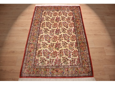 Persian carpet  Gom  pure Silk rug 208x137 cm