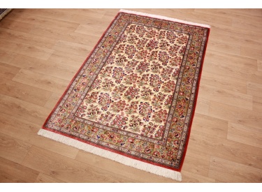 Persian carpet  Gom  pure Silk rug 208x137 cm