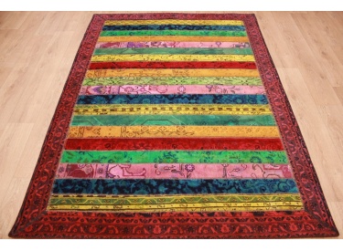 Patchwork Orient Teppich Designer 234x168 cm  VINTAGE